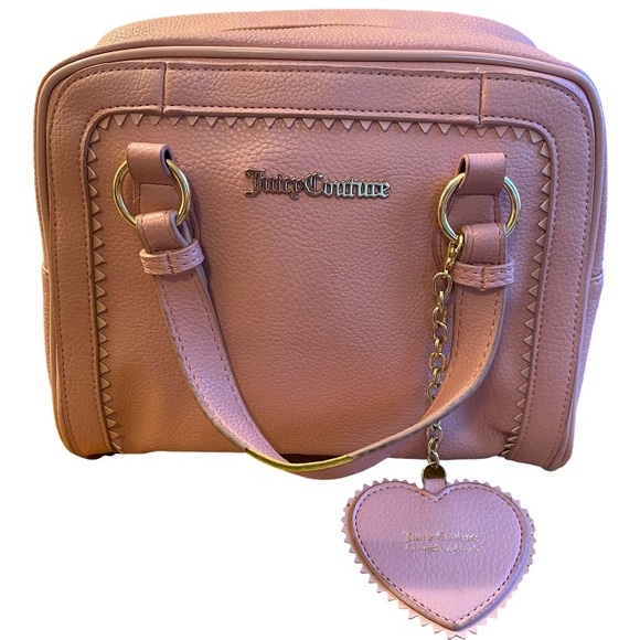Juicy Couture Handbags - Juicy Couture Taffy Pink It’s a Man’s World Purse- Preowned